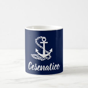 Cesenatico - Maritime Style Blue And White Mug