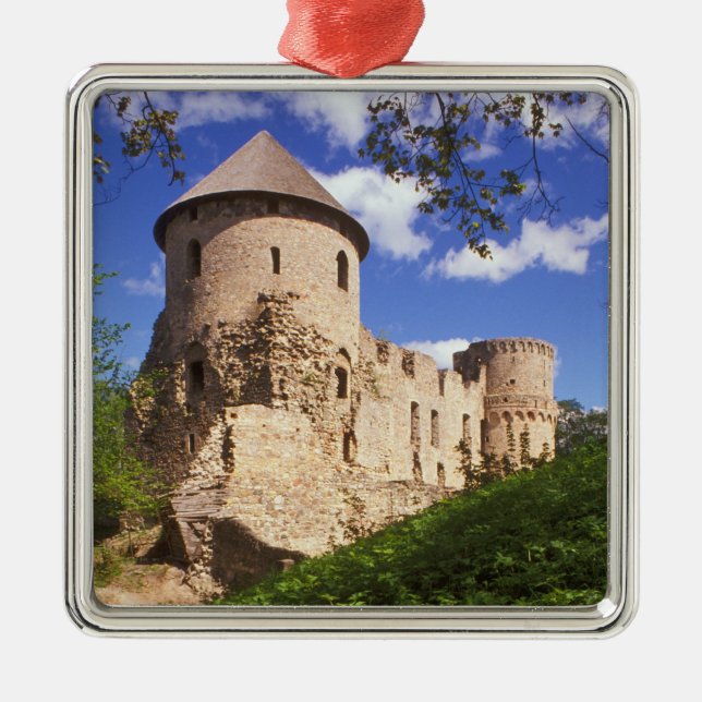 Cesis Castle in central Latvia. Metal Tree Decoration (Front)
