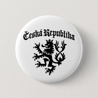 Ceska Republika 6 Cm Round Badge