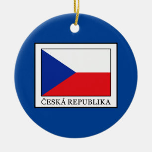 Ceska Republika Ceramic Tree Decoration