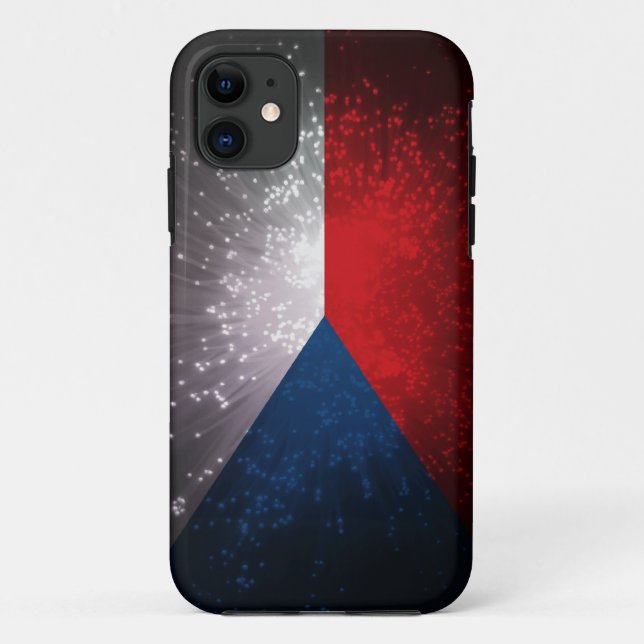 Česká republika; Czech Flag Case-Mate iPhone Case (Back)