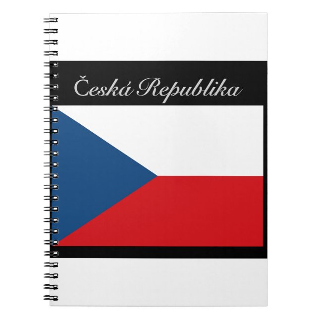 Česká republika vlajka notebook (Front)