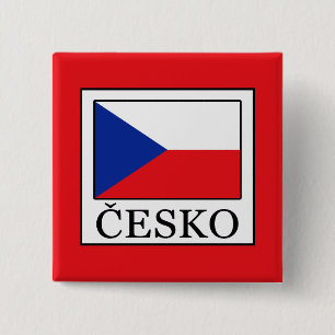 Česko 15 Cm Square Badge