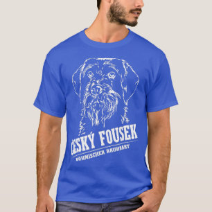 Cesky Fousek Dog Hunting Dogs Portrait Bohemian Ro T-Shirt