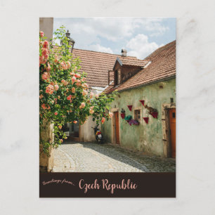 Cesky Krumlov Czech Republic Postcard