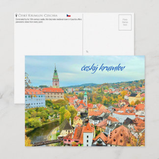 Český Krumlov, Czechia Postcard