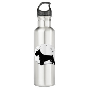 Cesky Terrier Dog – Halloween Moon Silhouette Clas 710 Ml Water Bottle