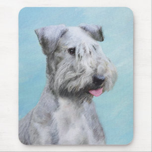 Cesky Terrier Painting - Cute Original Dog Art Mouse Mat
