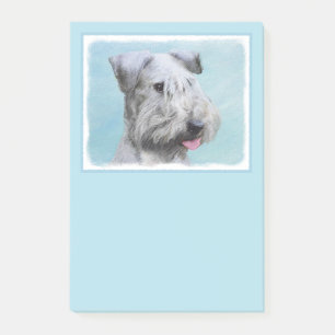 Cesky Terrier Painting - Cute Original Dog Art Post-it Notes