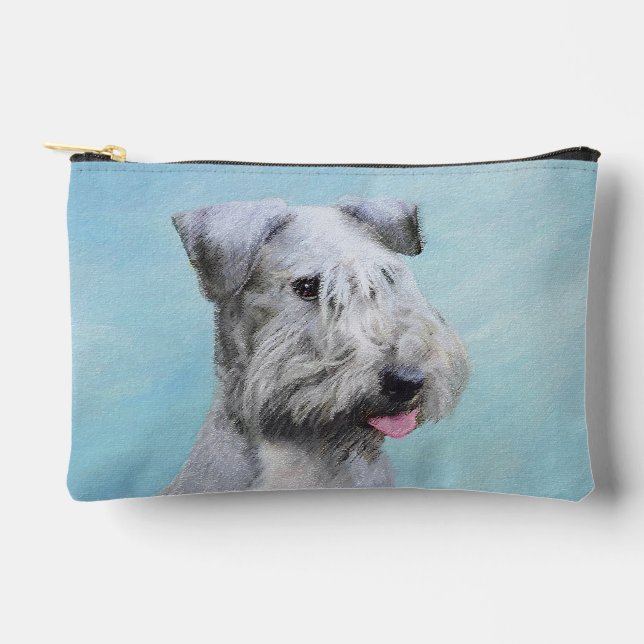 Cesky Terrier Painting Cute Original Pet Dog Art Accessory Pouch (Front)