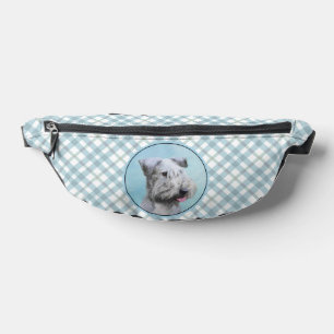 Cesky Terrier Painting Cute Original Pet Dog Art Bum Bags