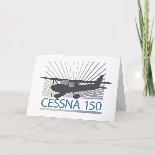 Cessna 150 Aeroplane Card (Front)