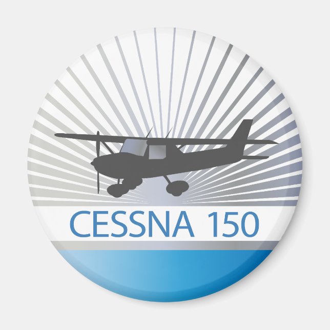 Cessna 150 Aeroplane Magnet (Front)
