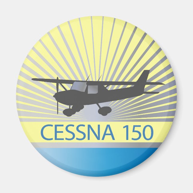 Cessna 150 Aeroplane Magnet (Front)