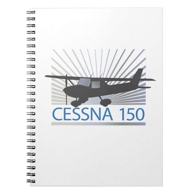 Cessna 150 Aeroplane Notebook (Front)