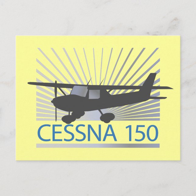 Cessna 150 Aeroplane Postcard (Front)