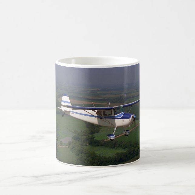 Cessna 170, 1948,_Classic Aviation Coffee Mug (Center)