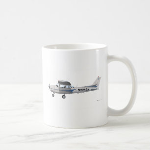 Cessna 172 Skyhawk Blue Coffee Mug