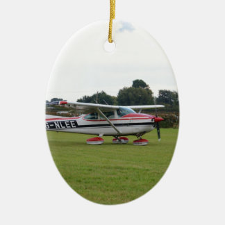 Cessna 182Q Ceramic Tree Decoration