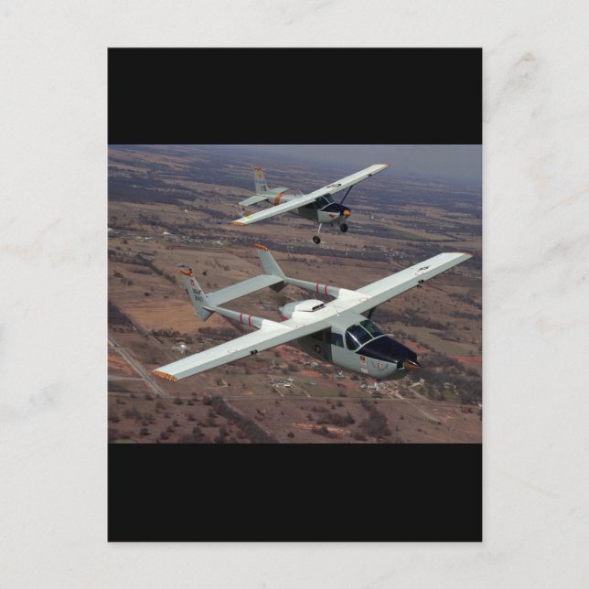 Cessna 337, 1967 and_Classic Aviation Postcard (Front)