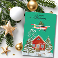 Cessna Aeroplane carries Christmas Tree Photo Funn