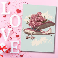 Cessna Aeroplane carries Flower Bouquet Photo Funn