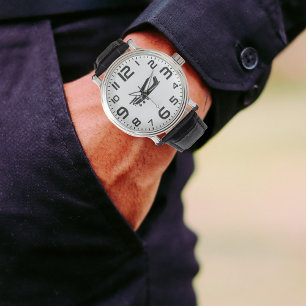 Cessna Aeroplane & large numbers for Pilot,Aviatio Watch