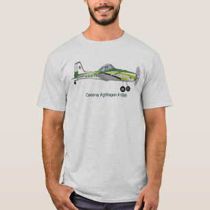 Cessna AgWagon A188 Crop Duster Aeroplane T-Shirt