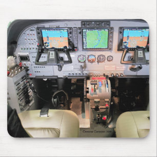Cessna Caravan Cockpit Mouse pad