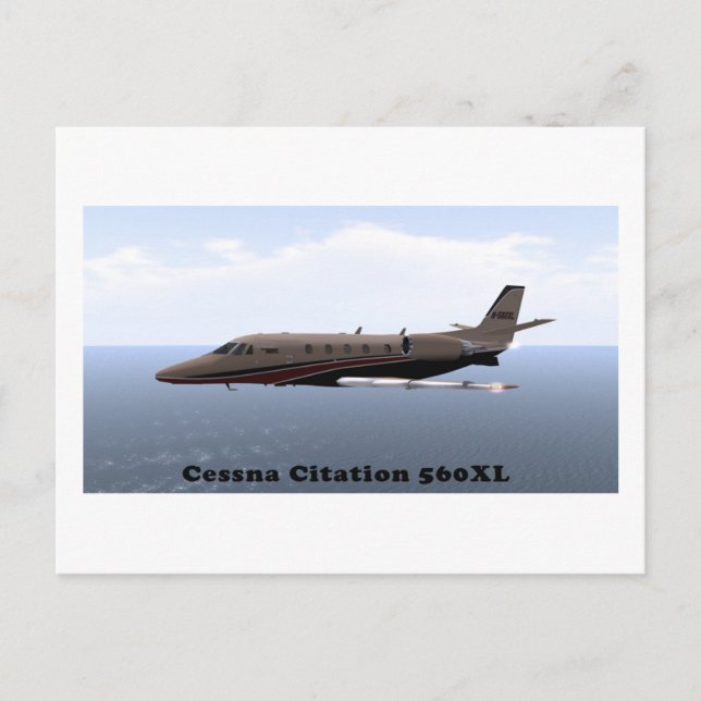 Cessna Citation 560XL Post Card (Front)