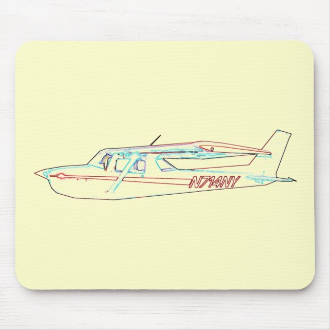 Cessna in Flight Mouse Mat (Front)