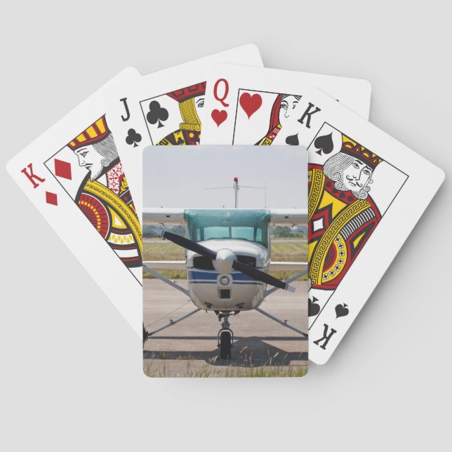 Cessna light aircraft playing cards (Back)