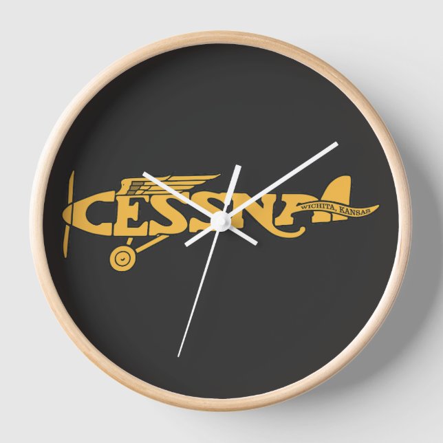 Cessna Vintage Clock (Front)