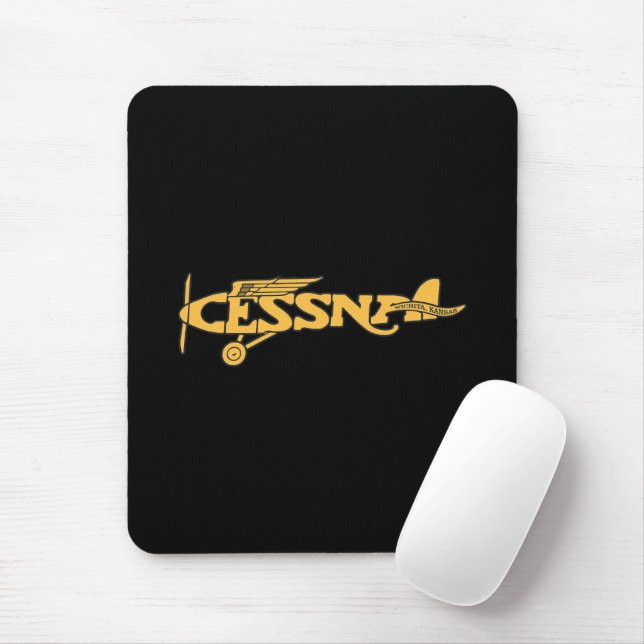 Cessna Vintage Mouse Mat (With Mouse)