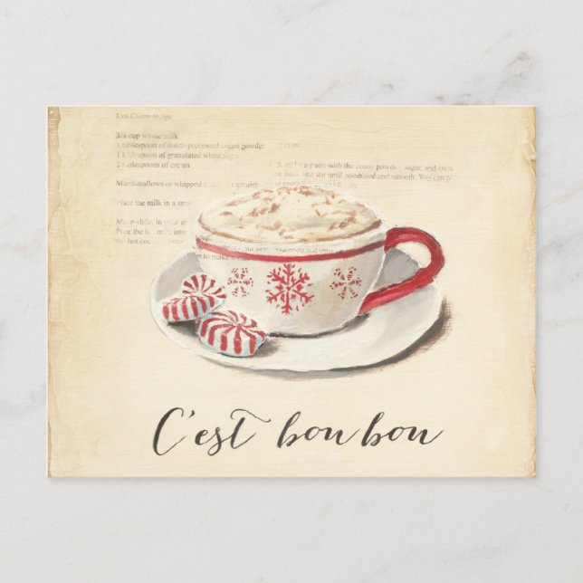 C'est Bon Bon Postcard (Front)