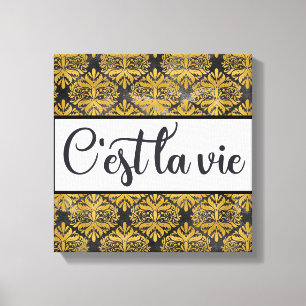 C'est La Vie Canvas Print