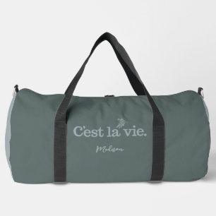 C'est La Vie custom name Duffle Bag