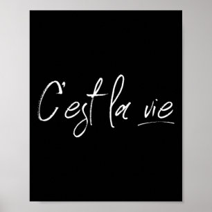 C'est La Vie France French Lover  Poster