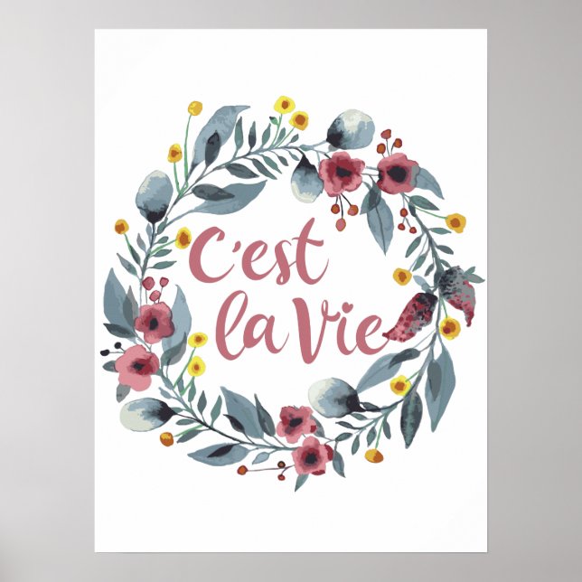 C'est La Vie French Poster (Front)