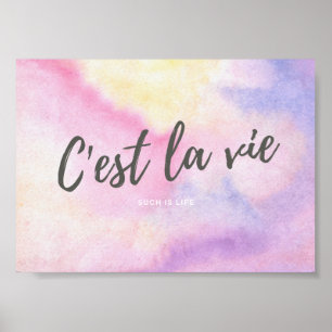 CEST LA VIE French Such Is Life Poster