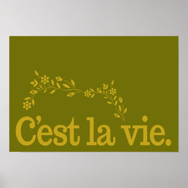 C'est La Viecustom poster (Front)