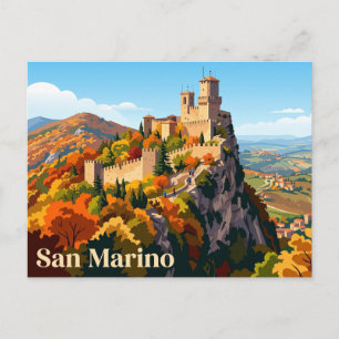 Cesta Tower San Marino Postcard