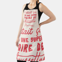 C'était ça ou des chaussettes All-Over Print Apron