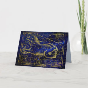 cetus constellation greeting card