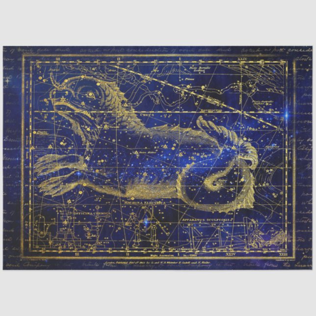 cetus constellation tissue paper (Front)