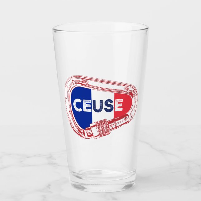 Ceuse France Rock Climbing Carabiner Glass (Front)