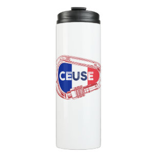 Ceuse France Rock Climbing Carabiner Thermal Tumbler