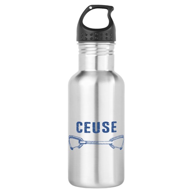 Ceuse France Rock Climbing Quickdraw 532 Ml Water Bottle (Front)