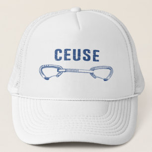 Ceuse France Rock Climbing Quickdraw Trucker Hat
