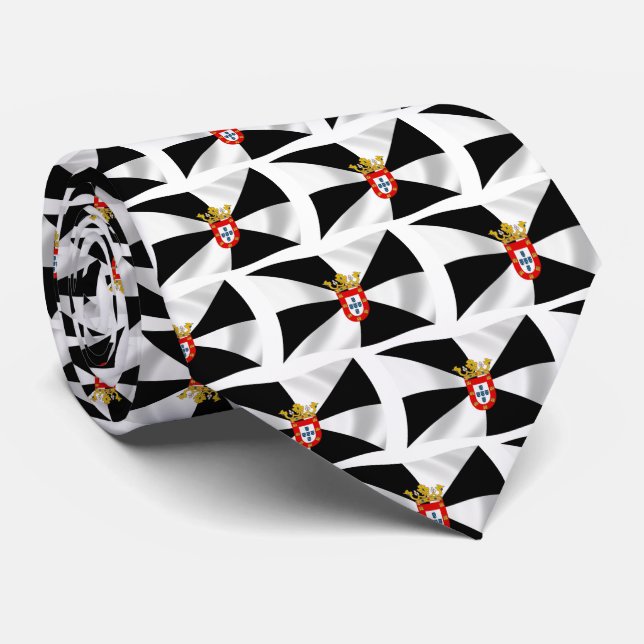 Ceuta Flag Tie (Rolled)